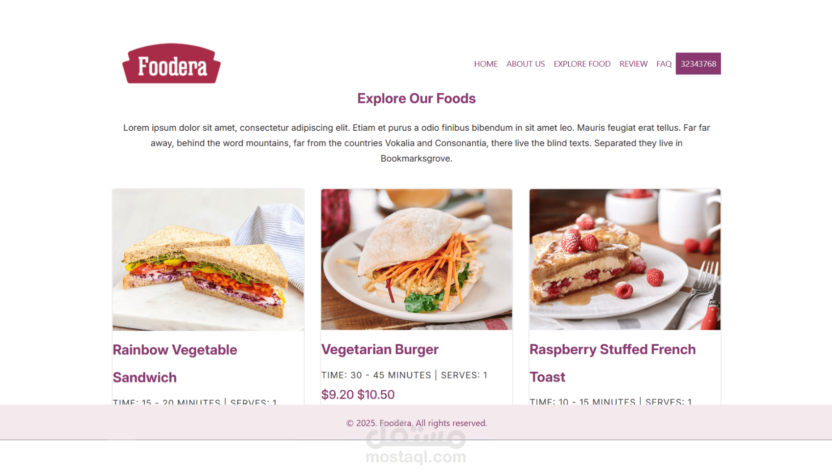 تصميم صفحه هبوط احترافيه باستخدام ال  react js