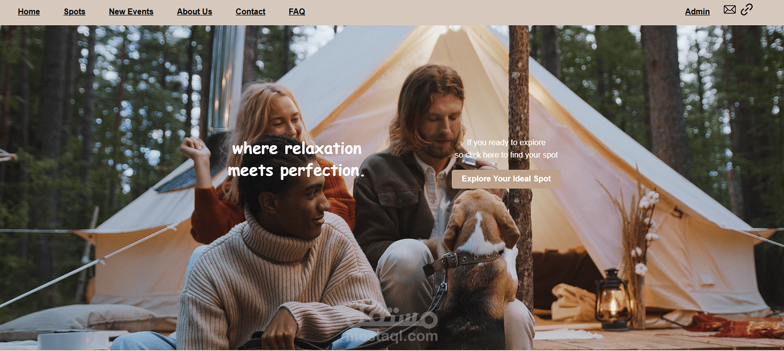 موقع ويب لمطاعم Full Stack Restaurants GPS Website (HTML / CSS / JS/ API Integration)