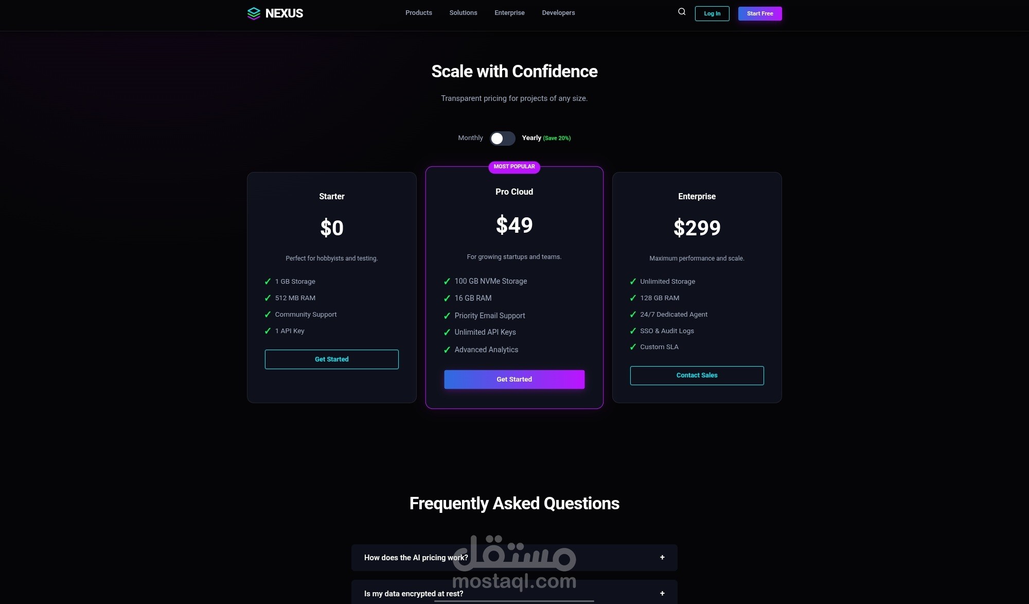 تصميم صفحات هبوط احترافية ومودرن (Landing Pages) باستخدام HTML/CSS/JS