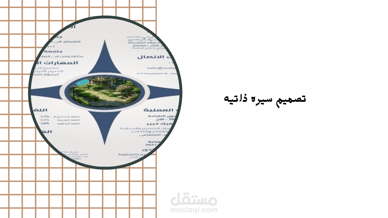 تصميم سيره ذاتيه