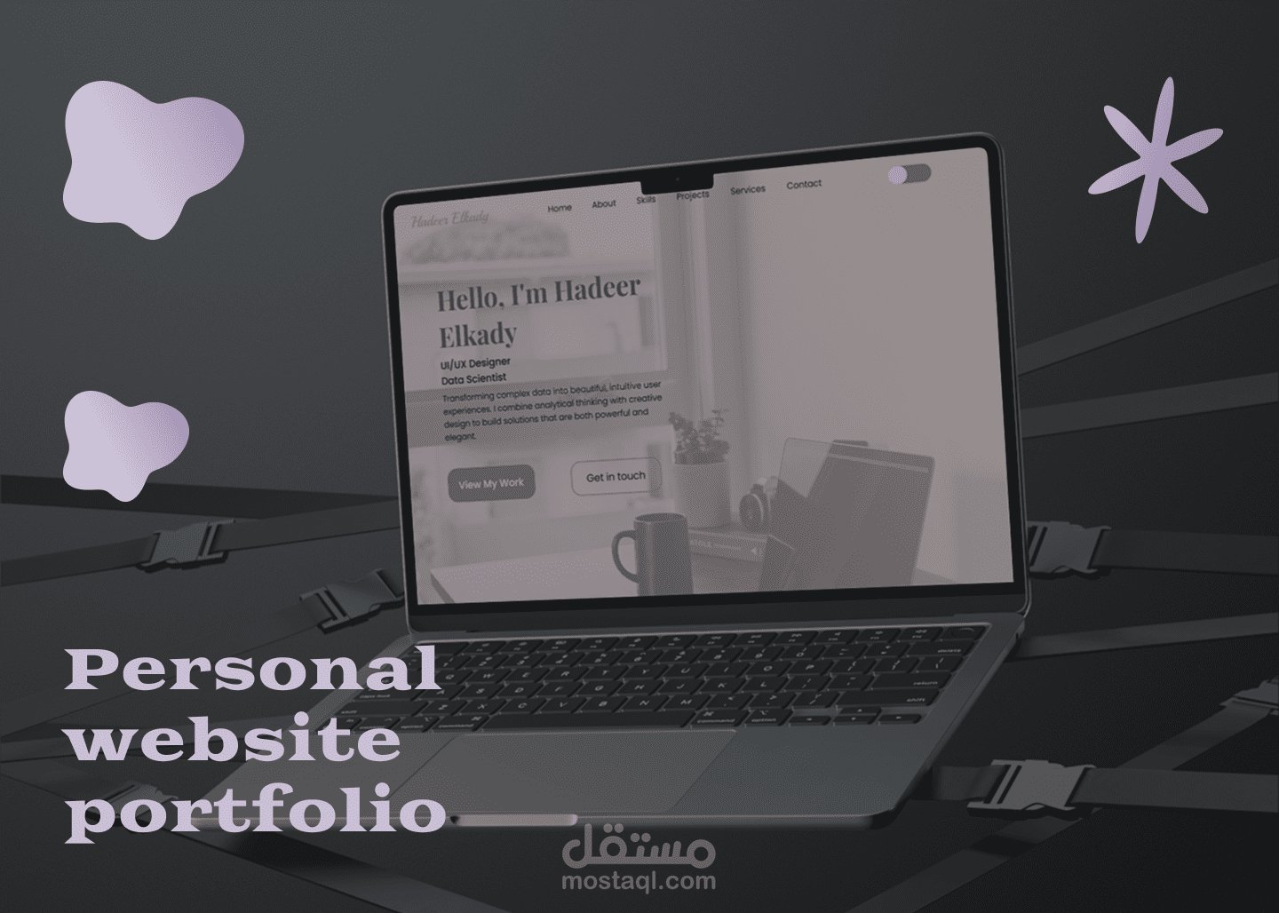 تصميم موقع شخصي تفاعلي – بيعكس هويتك كمصمم محترف (UI/UX)