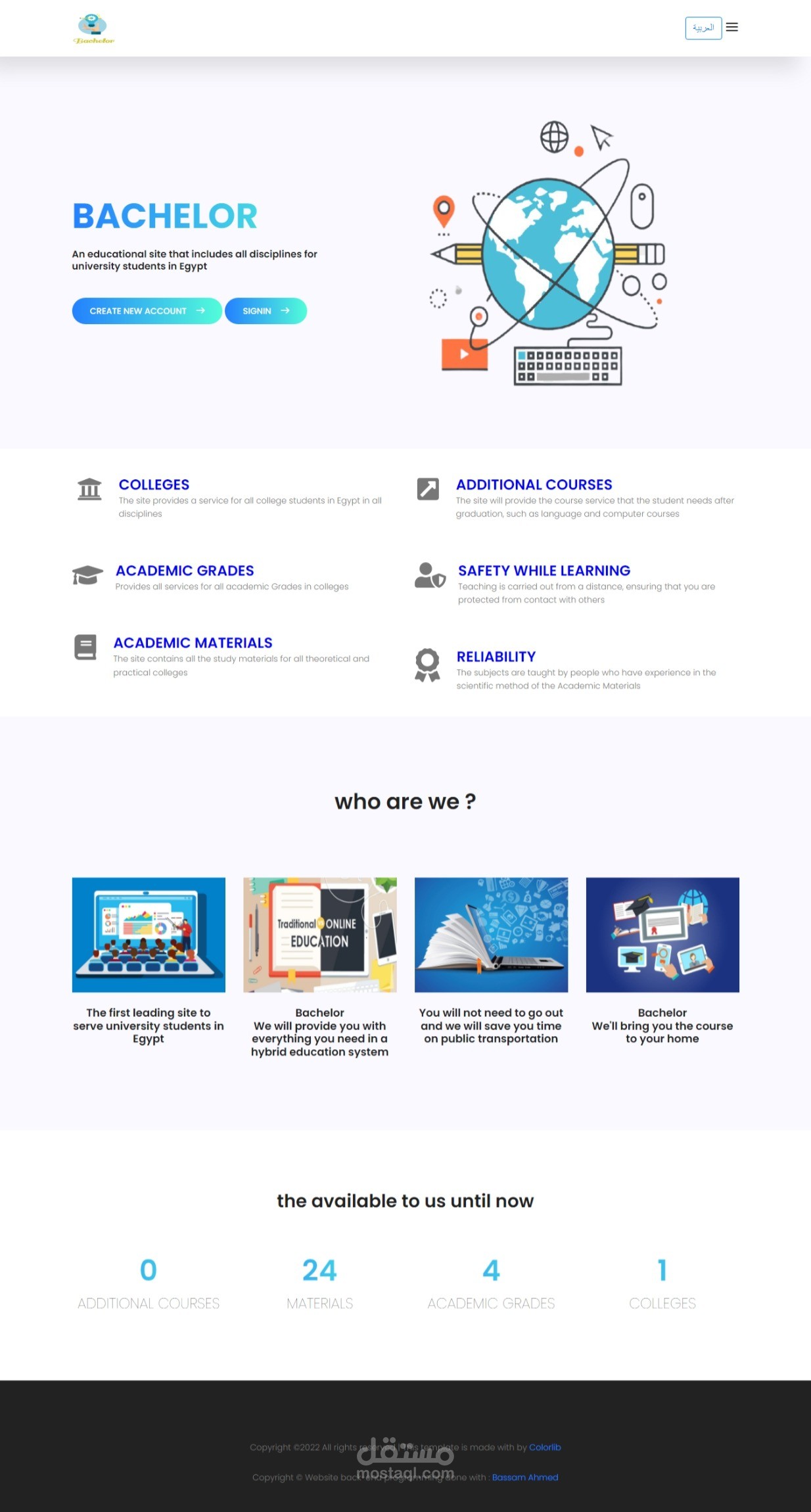 Bachelor Website