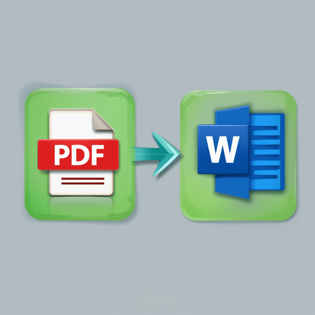 تحويل ملفات PDF إلى Word