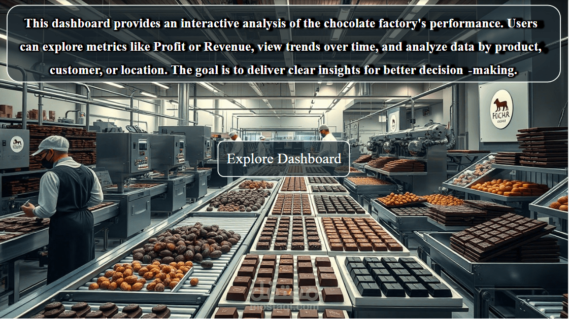 تحليل أداء مبيعات مصنع الشوكولاتة باستخدام Power BI (3)