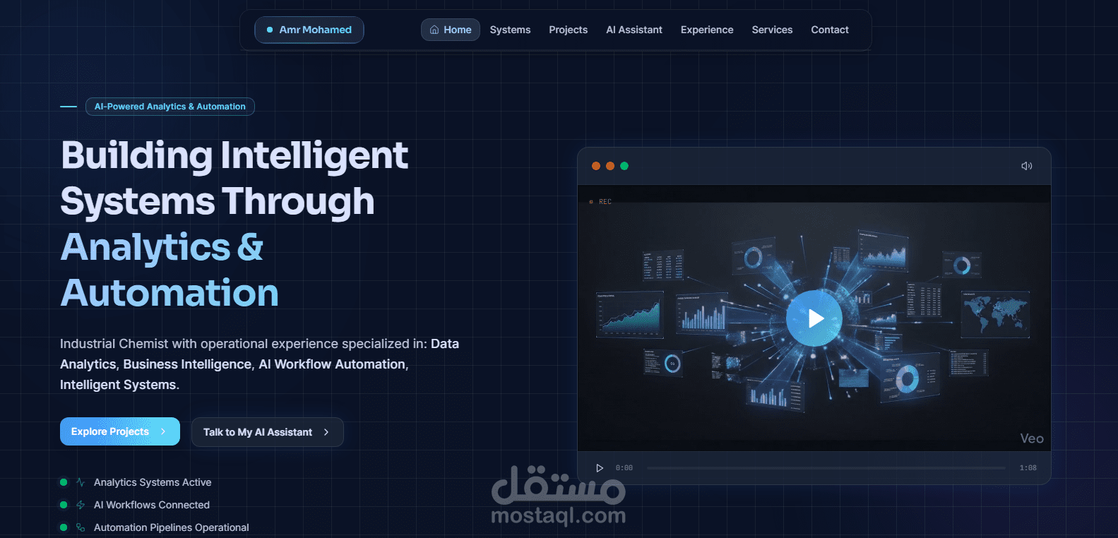 AI assistant portfolio