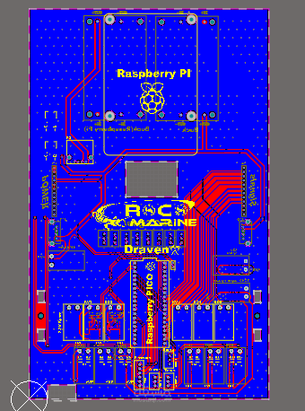 PCB for control ROV