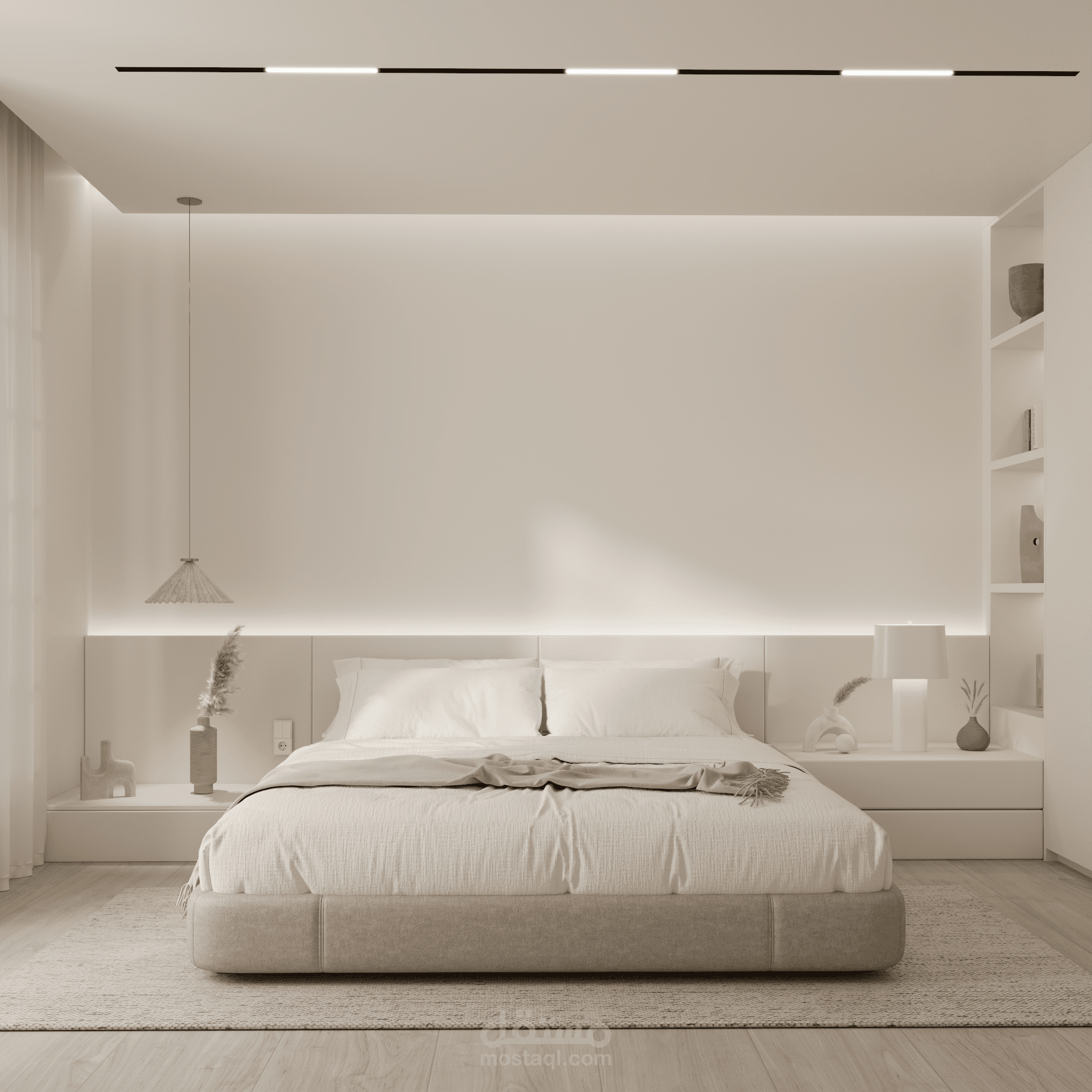 تصميم غرفة نوم موديرن ديزاين