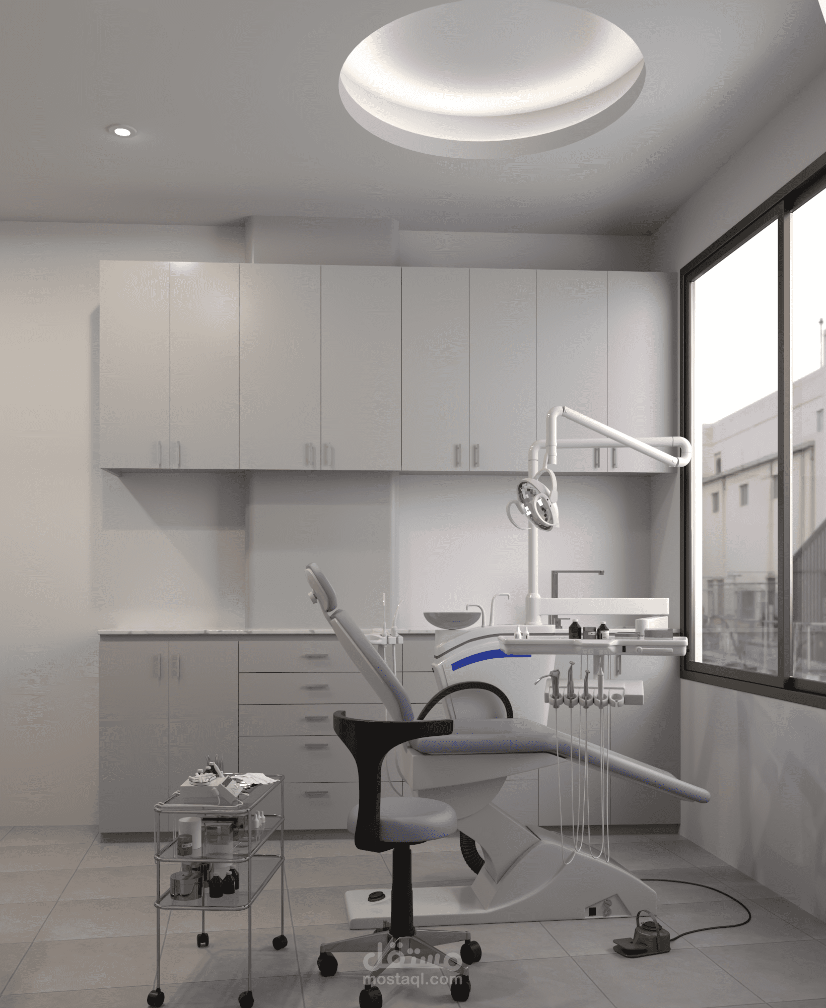 تصميم عيادة معالجة سنية