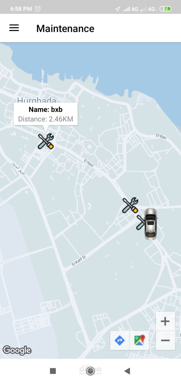 Car Helper Android App | Maintenance ,Hospitals ,Winch, GazStations