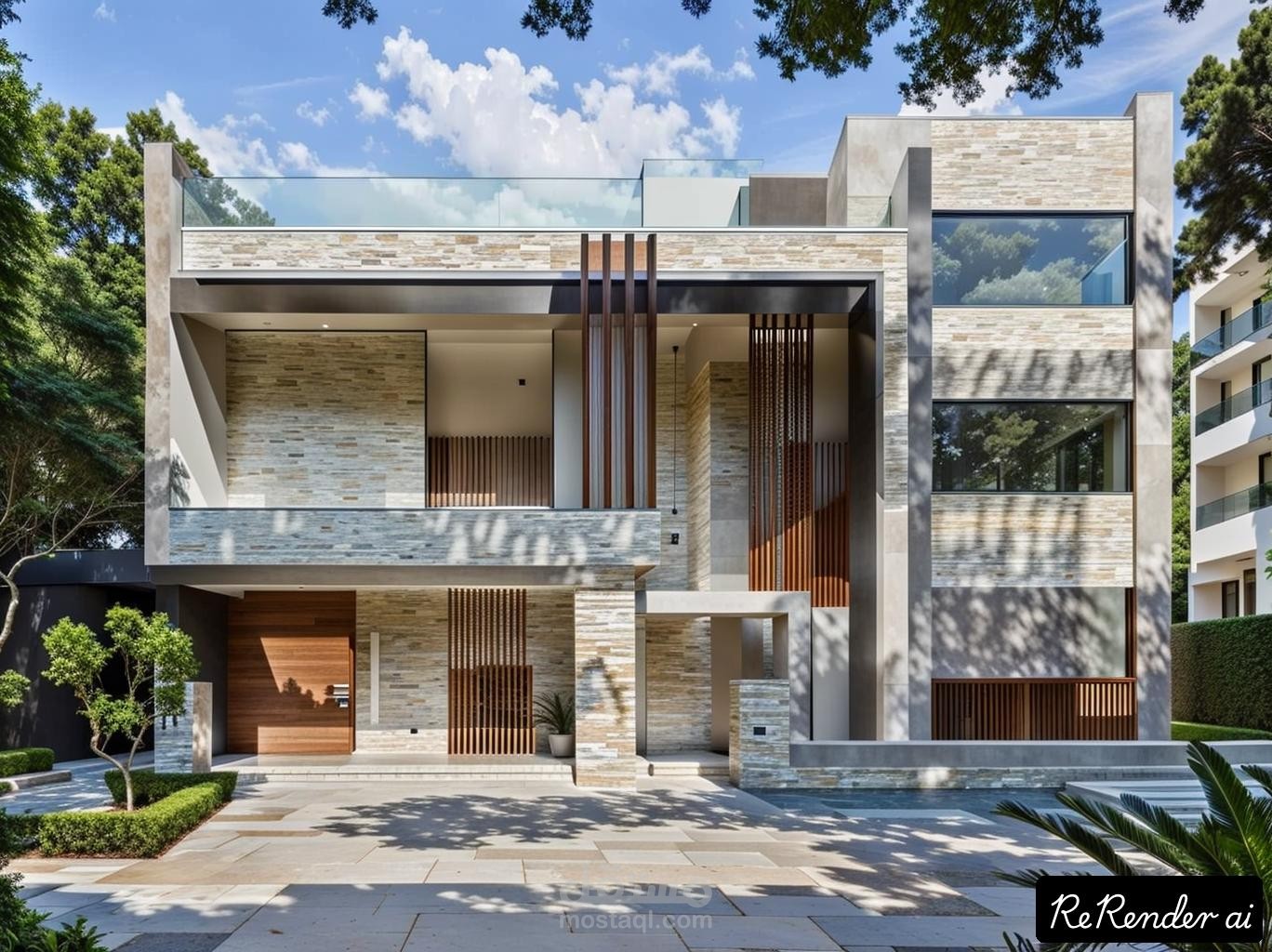 Elevation Extiror design - Saudi Arabia