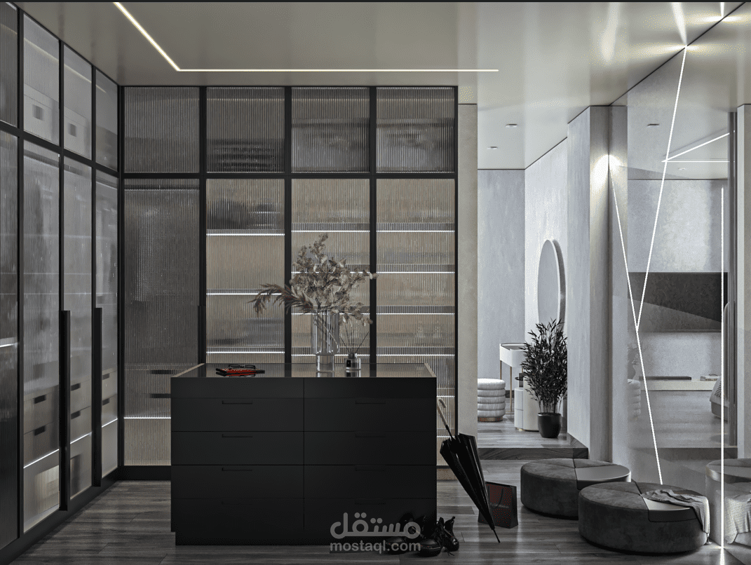 تصميم شقه سكنيه