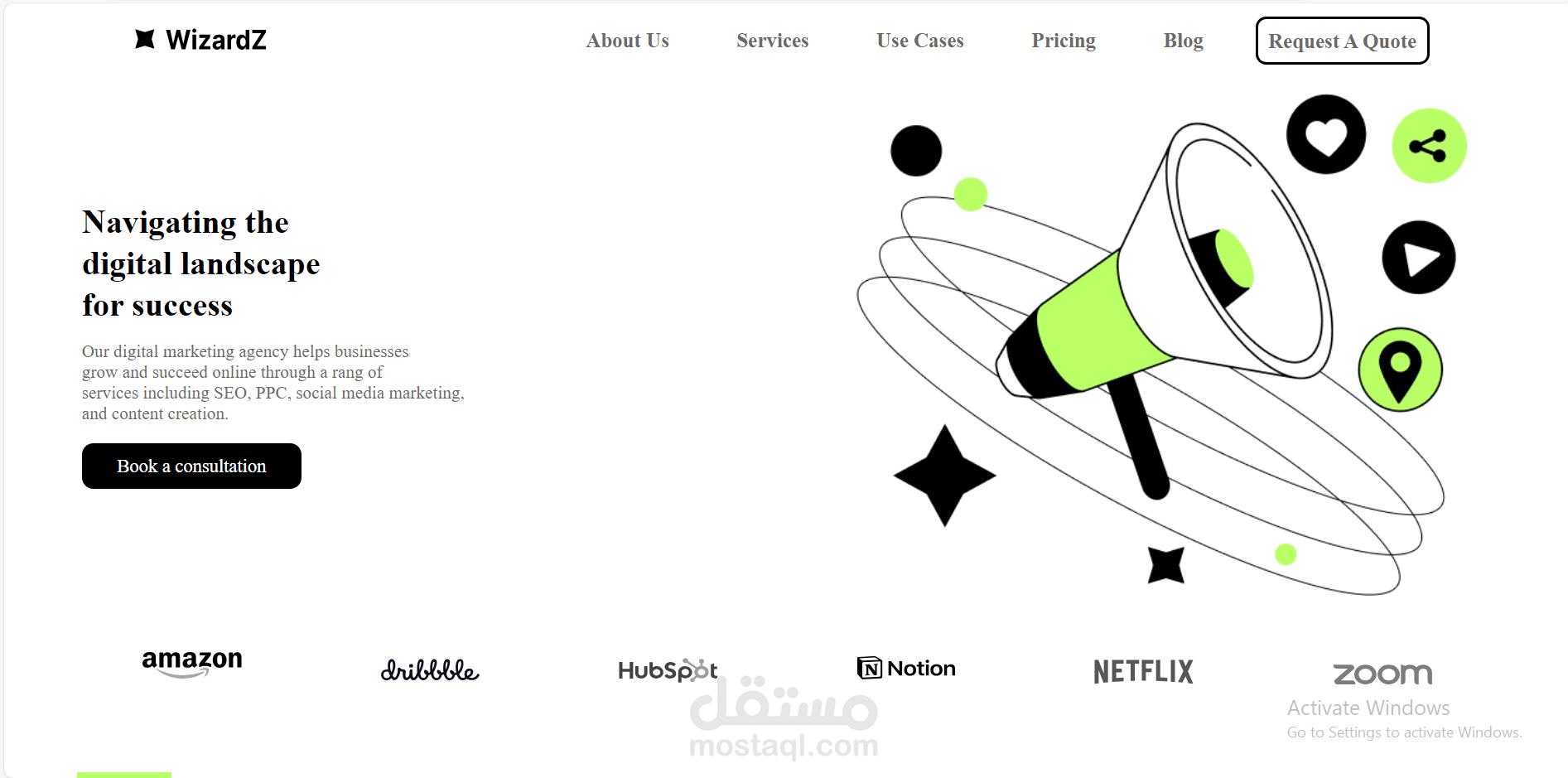 WizardZ Digital Marketing Website