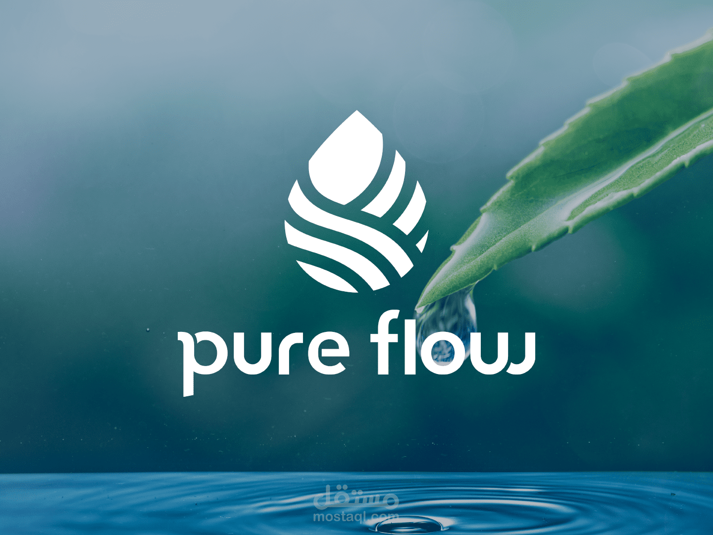 pure flow visual identity