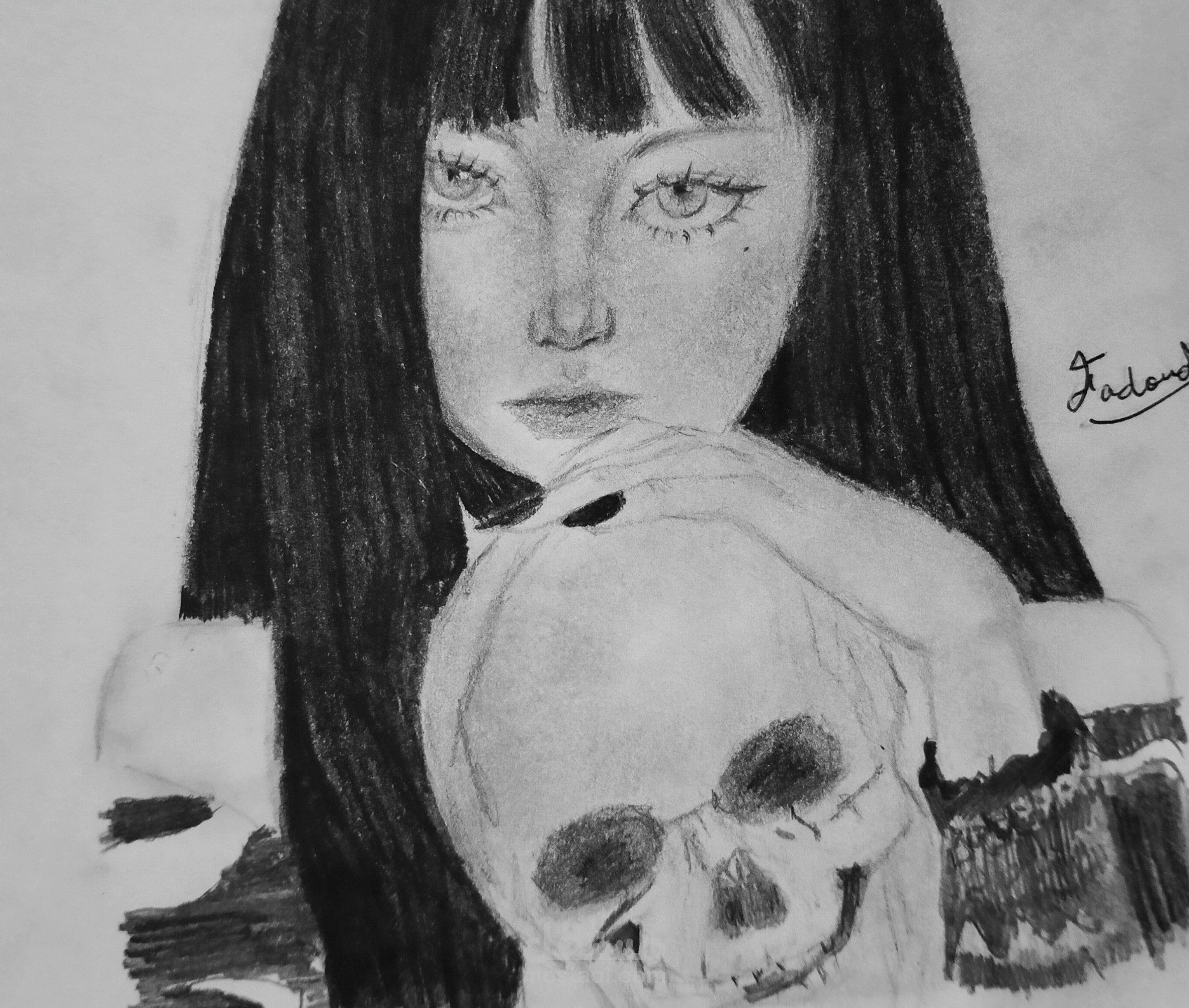 رسمة بالقلم