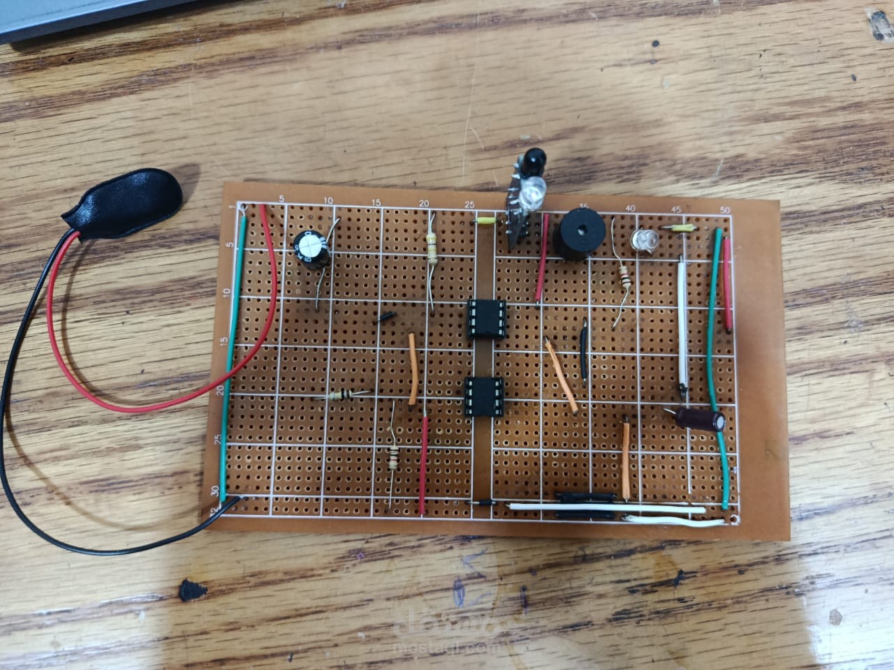 Intruder Detection Alarm Circuit