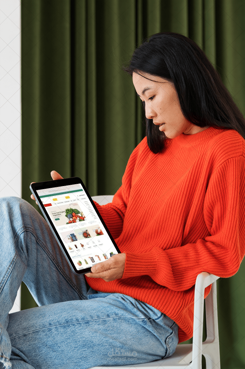 موقع الكتروني لمتجر فاكهه وخضروات