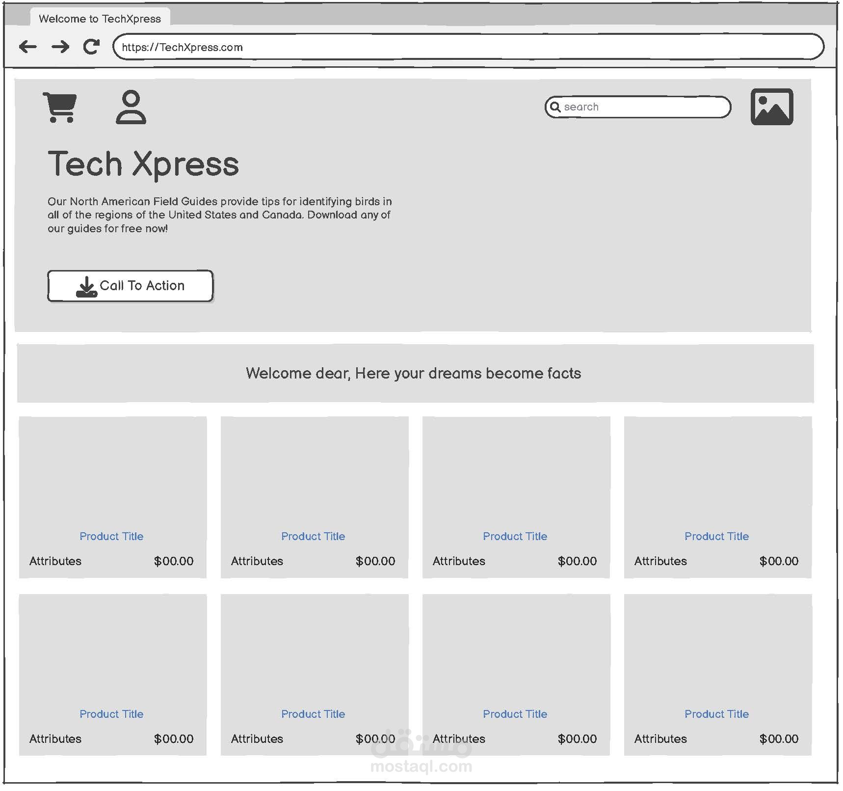 مشروع تخرج منحة رواد مصر الرقمية .. Tech Xpress