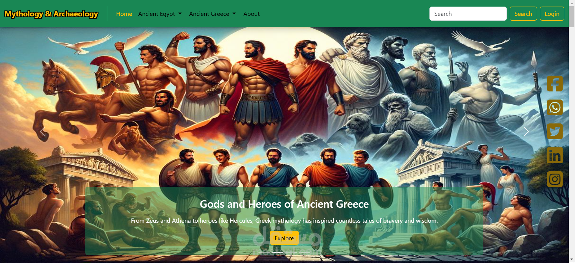 Front-end bootstrap website