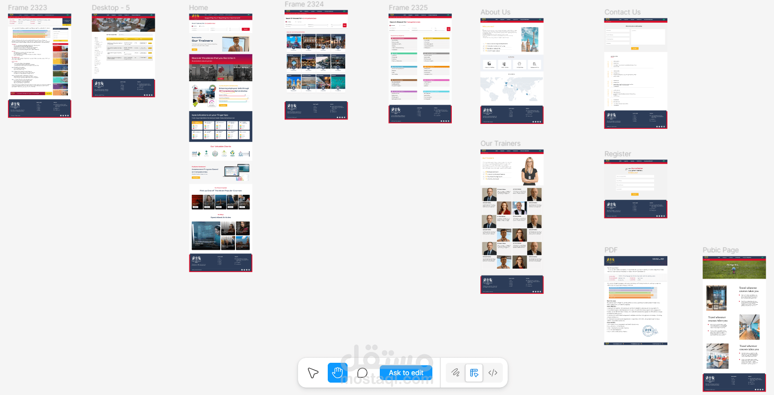 موقع Europe Professional Training Center for Courses