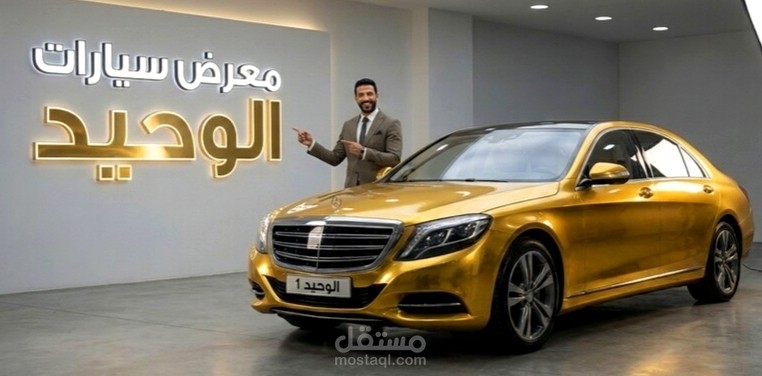 تصميم اعلانات واقعية بموديل حقيقي