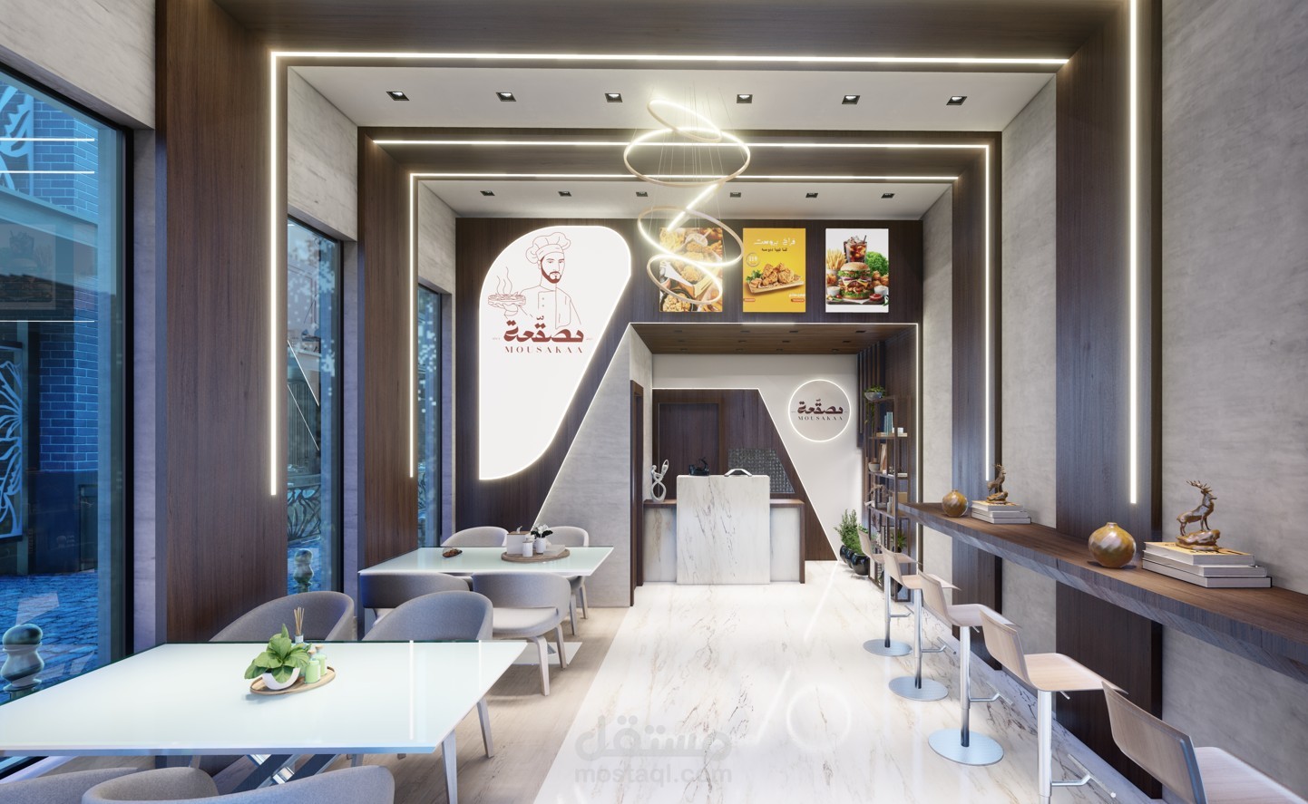 مطعم مأكولات سريعه بالسعوديه