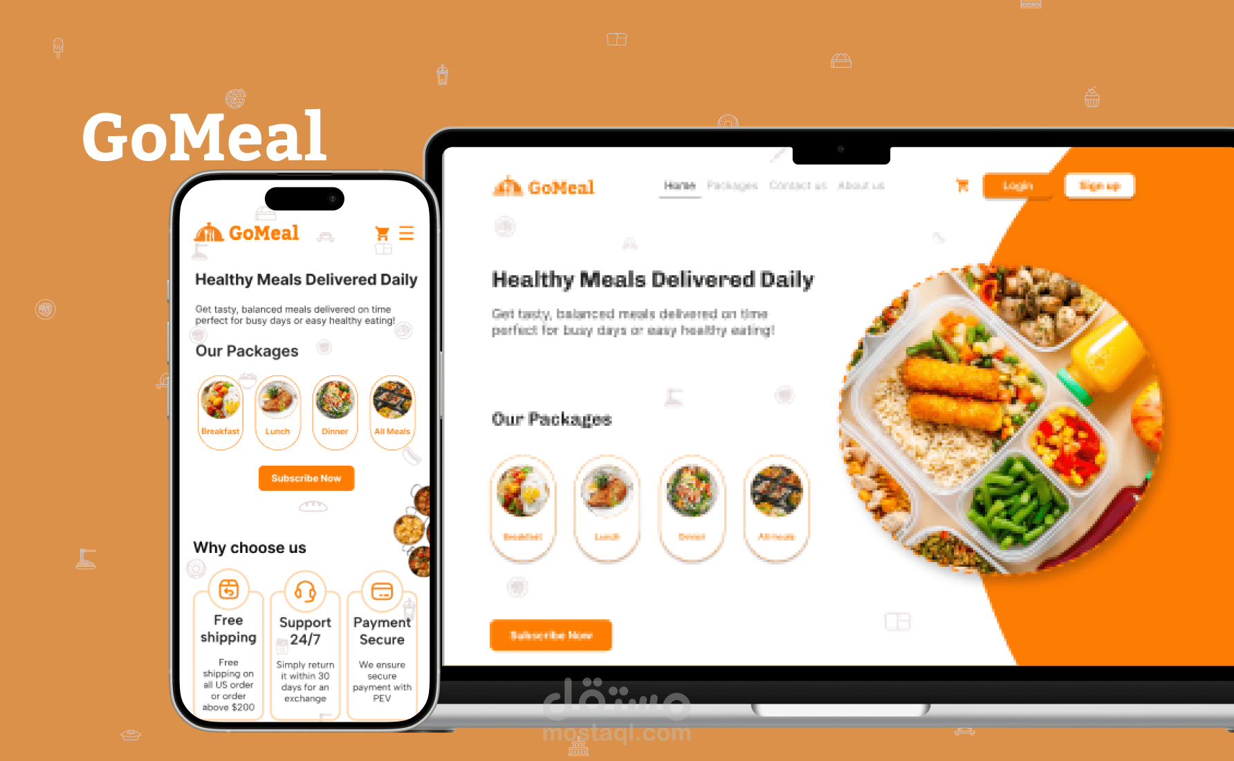 GoMeal – موقع لتنظيم الوجبات اليومية