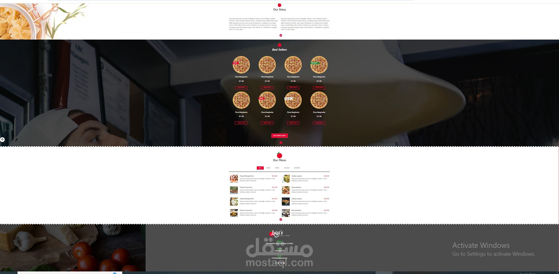 Resturant Website