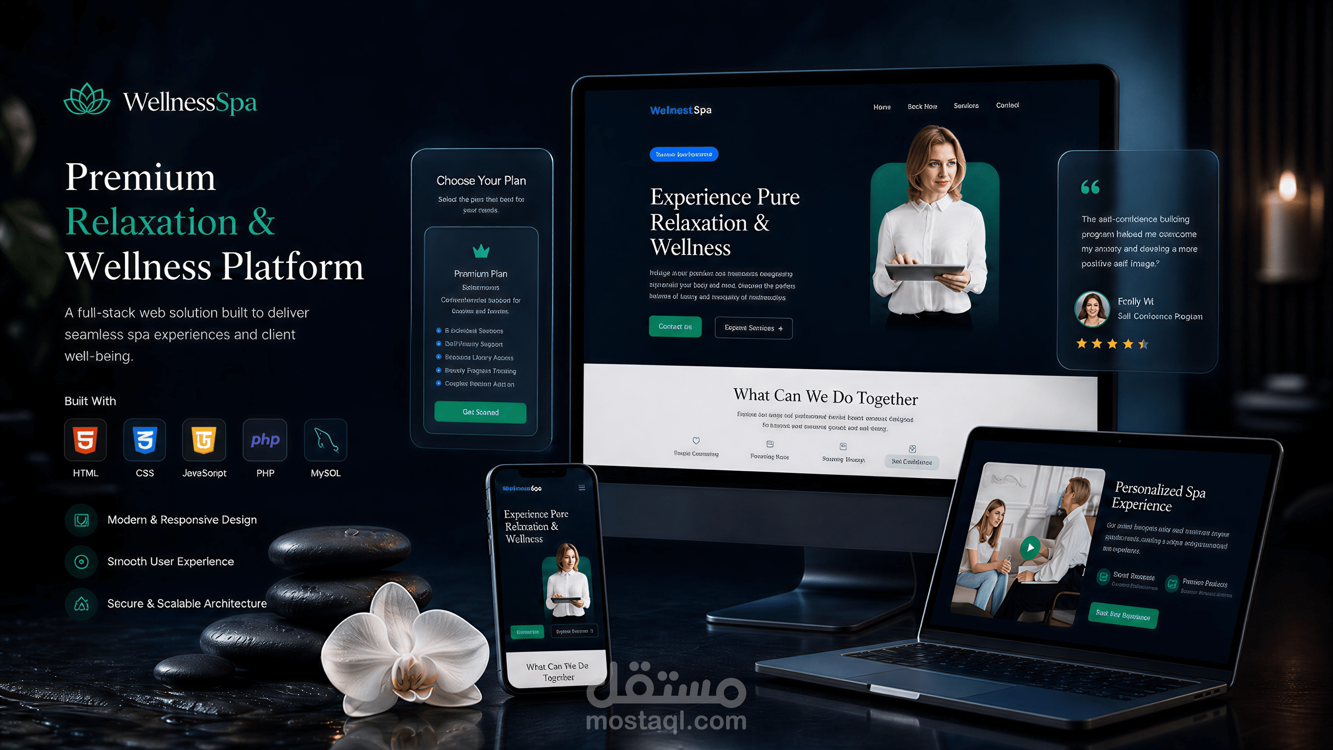 WellnessSpa — Health & Wellness Platform