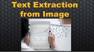 استخراج النصوص من الصور Extract texts from images