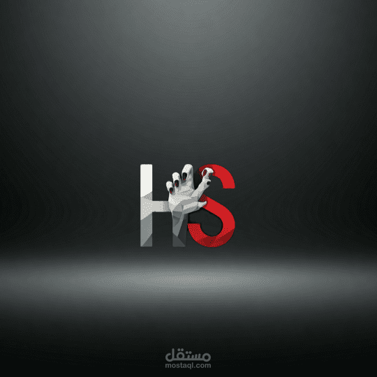 تصميم لوغو لقناة قصص مرعبة بحرف HوS