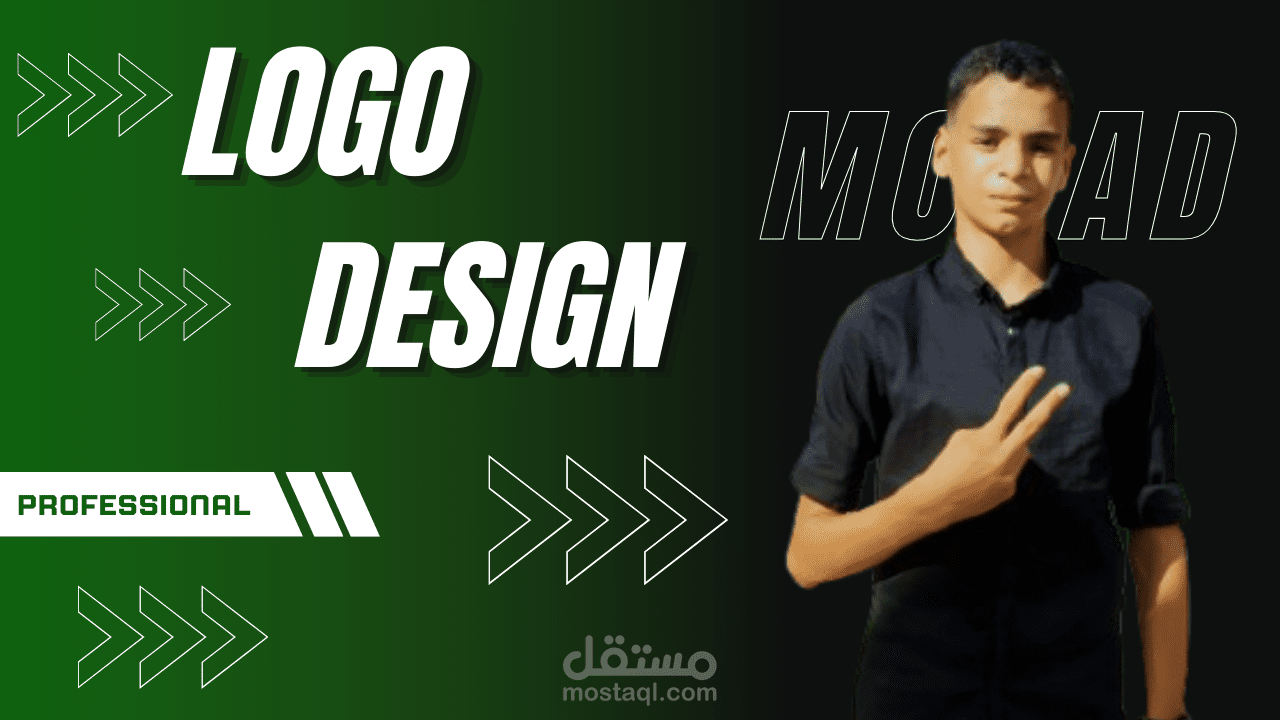 بطاقة عمل لمصمم شعارات