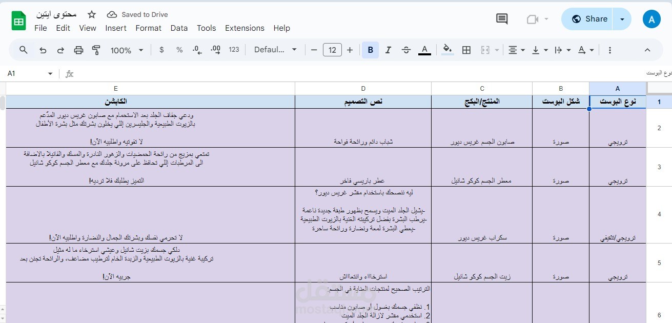 كتابة محتوى تسويقي