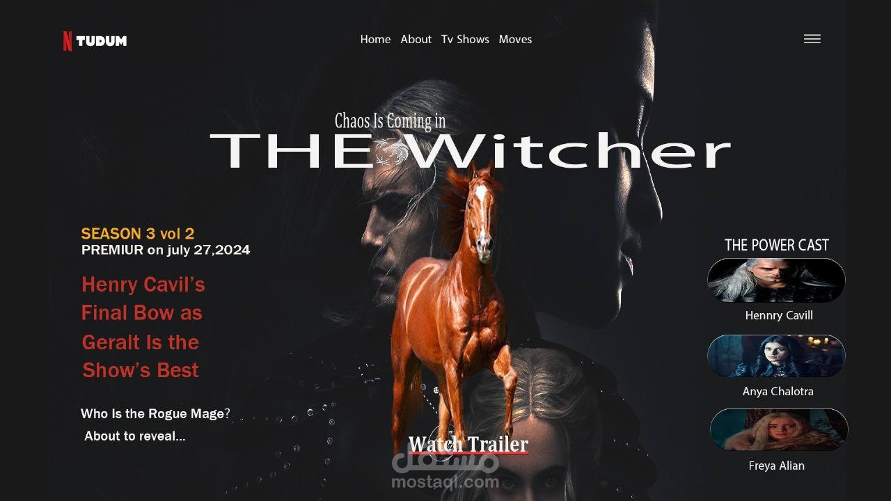 design of netflix landing page