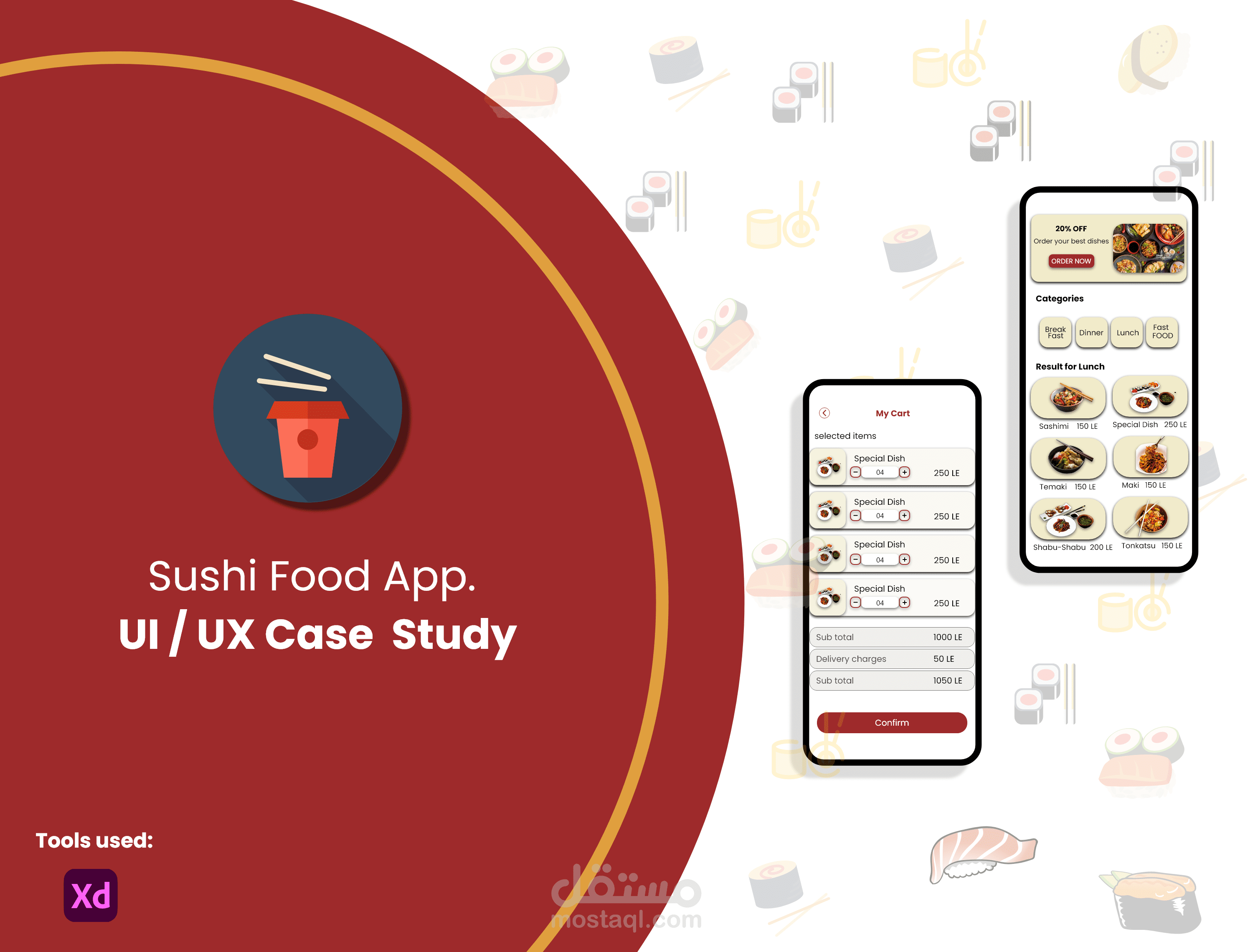 Case Study of Sushi Food - Mobile App