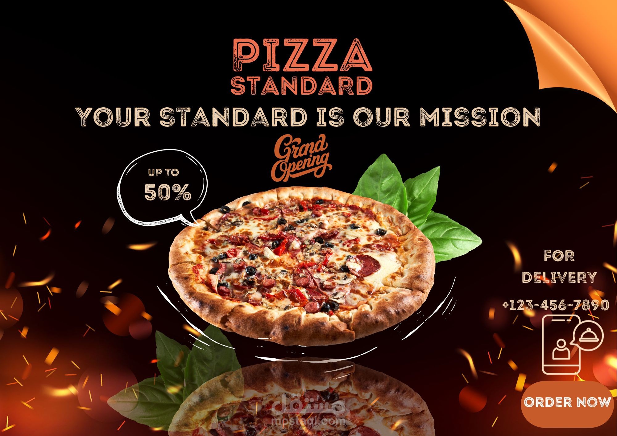 pizza adv banner