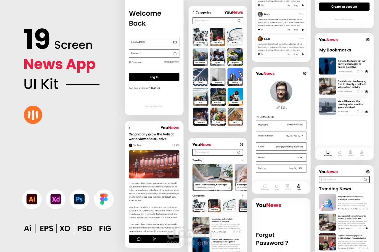 تصميم تطبيق جوال خاص بحجز تذاكر السفر  (travel ticketing ui app)