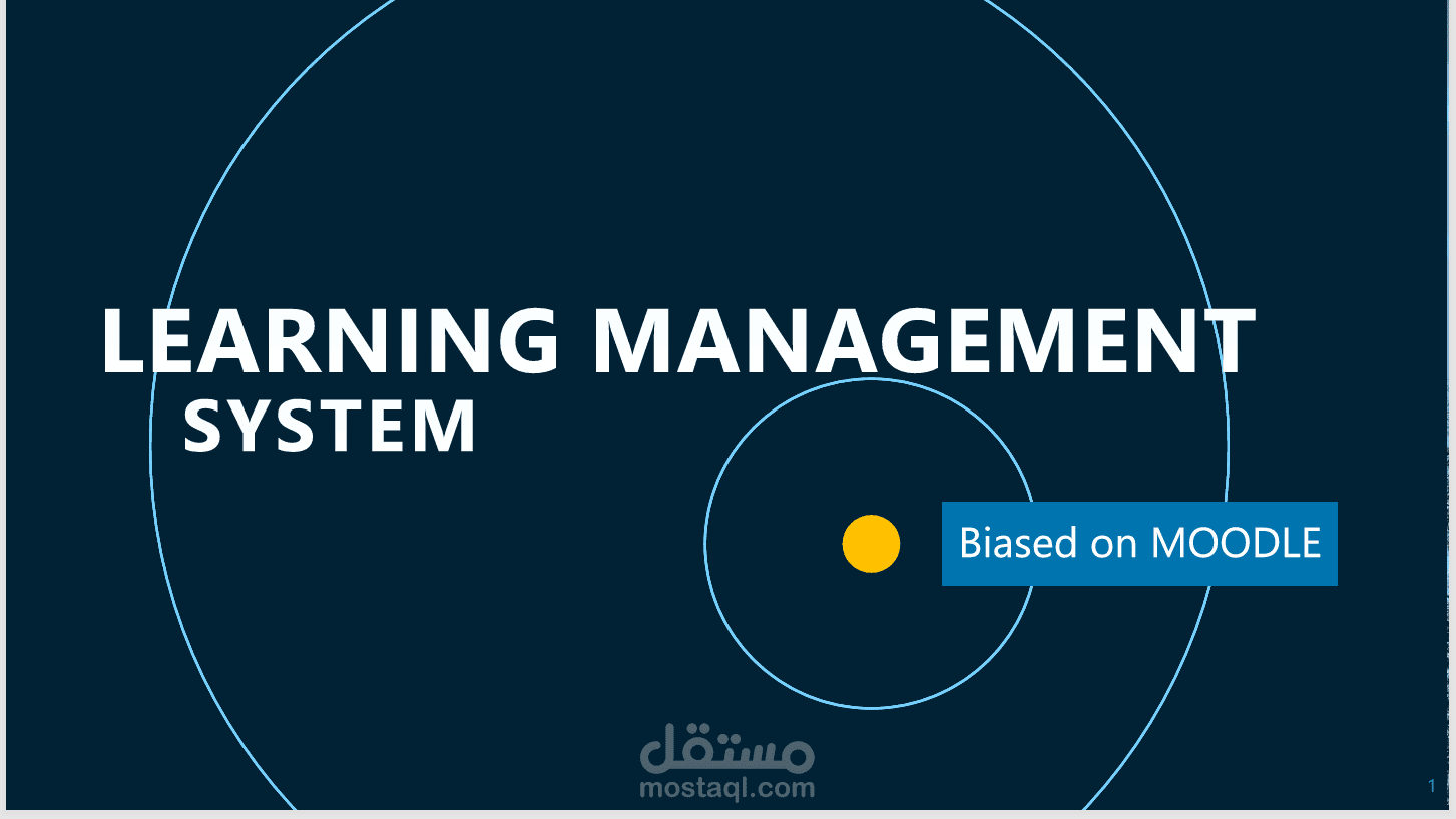 تصميم وتطوير عرض تقديمي احترافي لنظام إدارة التعلم (LMS) باستخدام PowerPoint وAdobe Illustrator