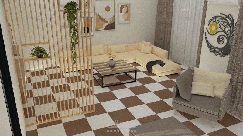 تصميم غرفة المعيشة
