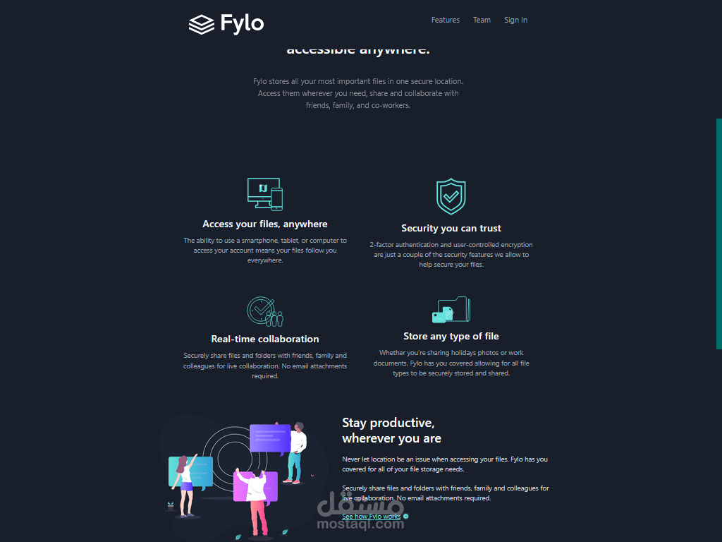 Landing Page – صفحة هبوط متجاوبة باستخدام React.js , Tailwindcss