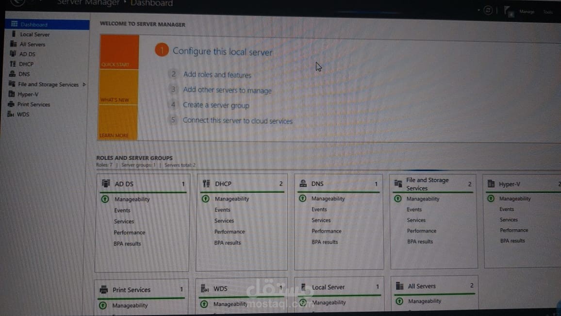 Windows Server Setup with Active Directory Services