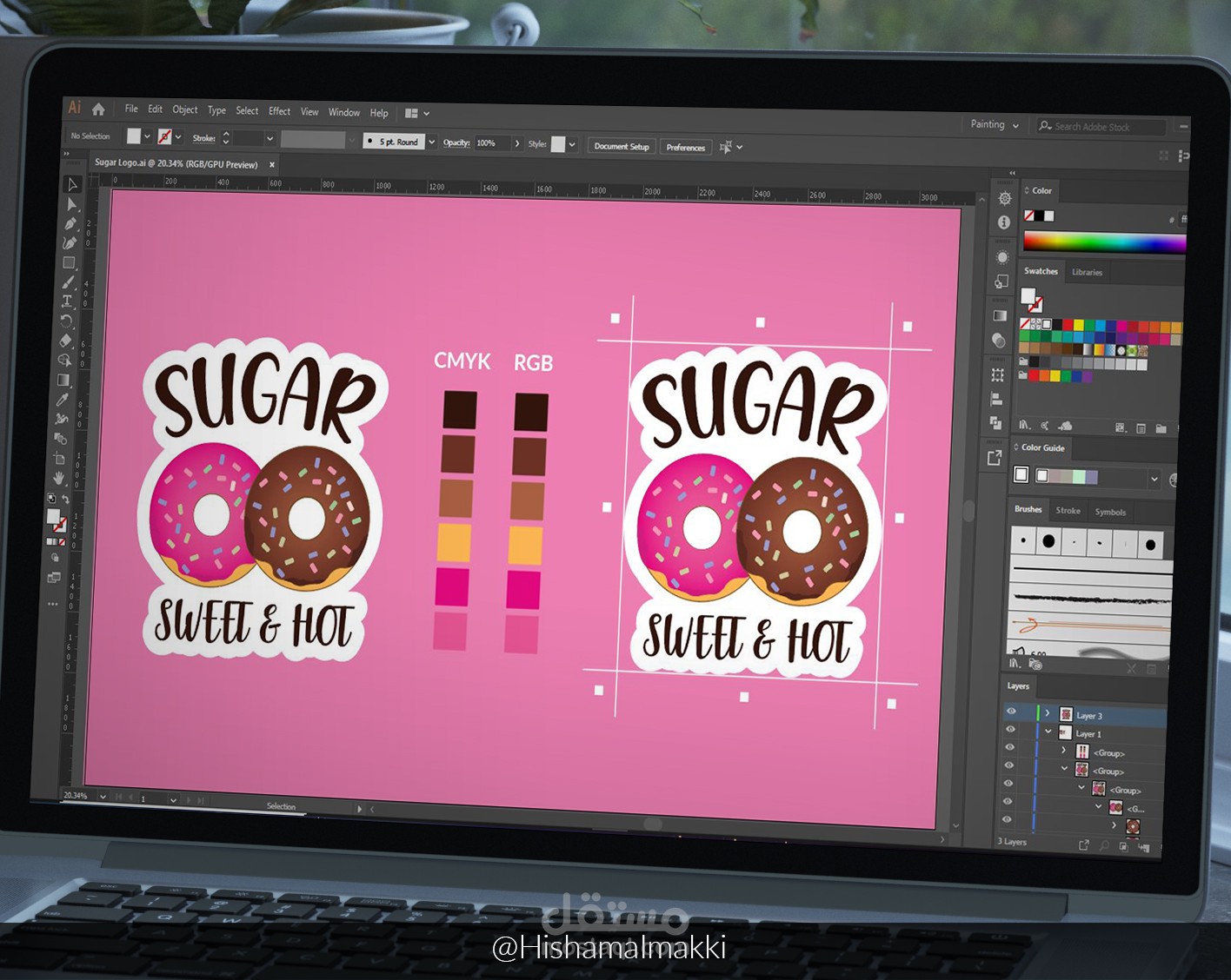 Donuts Logo And Package Design