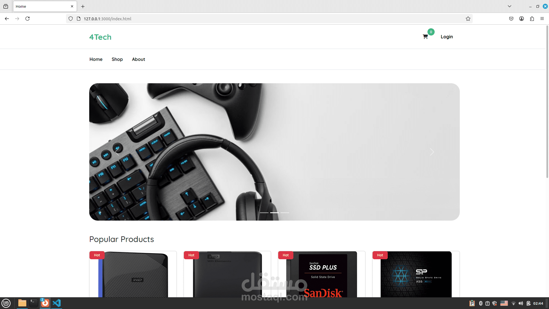 Multi-Actor E-commerce System