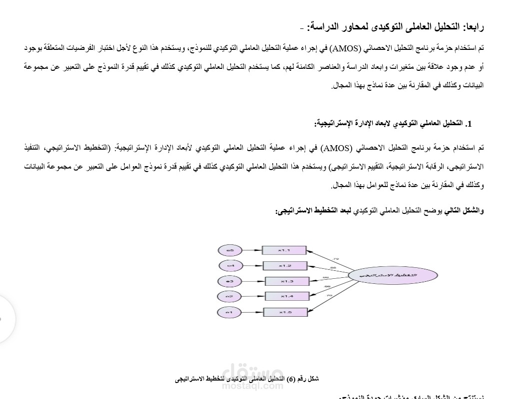 تحليل الاحصائى باستخدام  برنامج spssوبرنامجamos