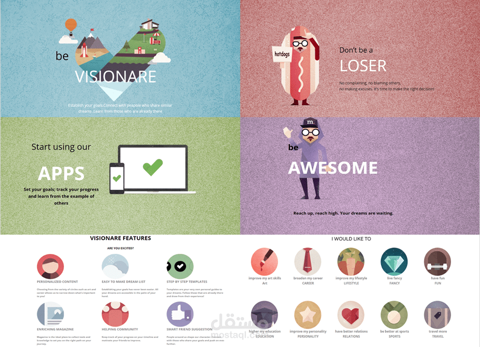 Web Development a single page website made by html5 css, jquery and bootstrab