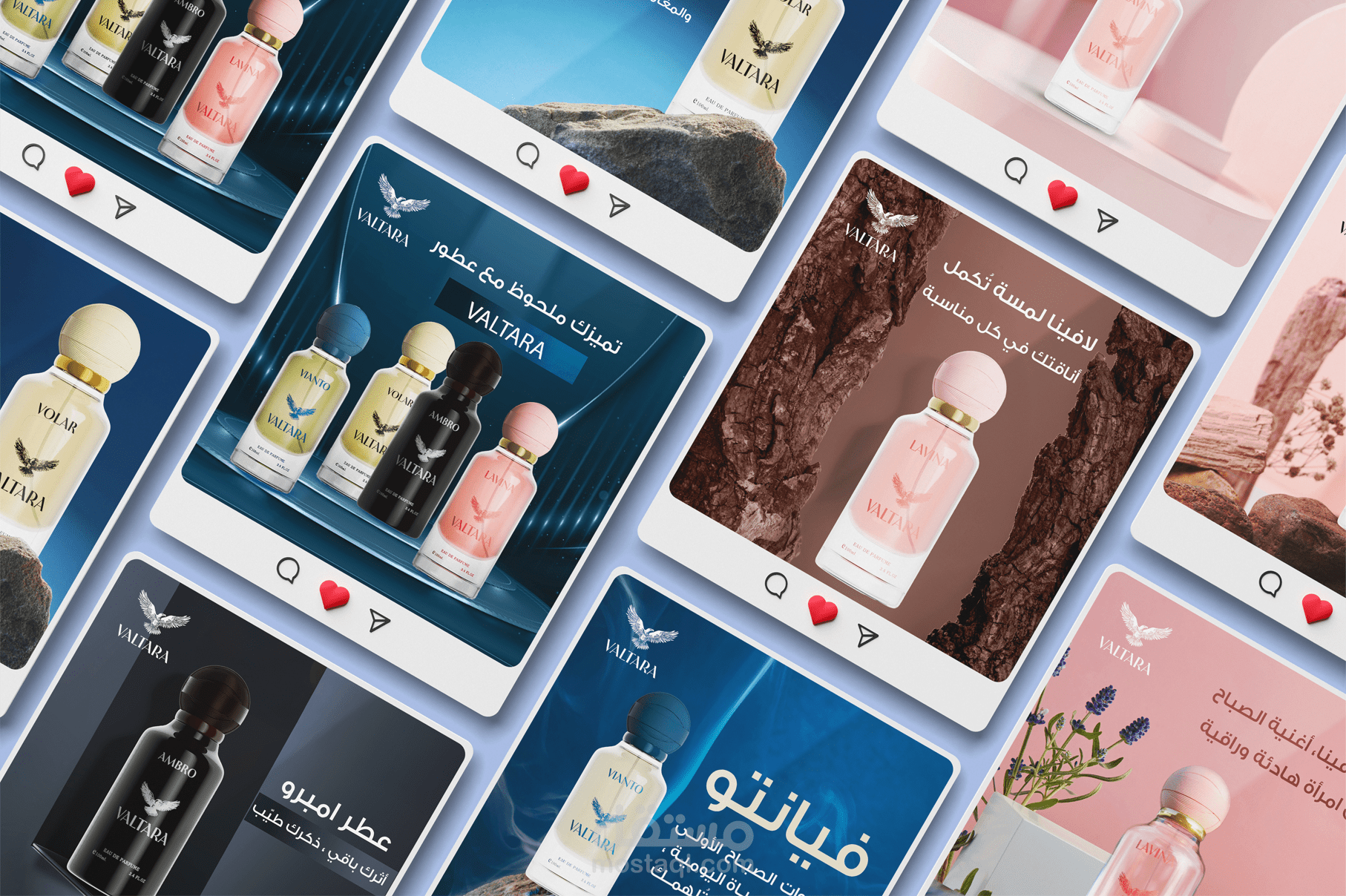 Perfume Social Media Designs