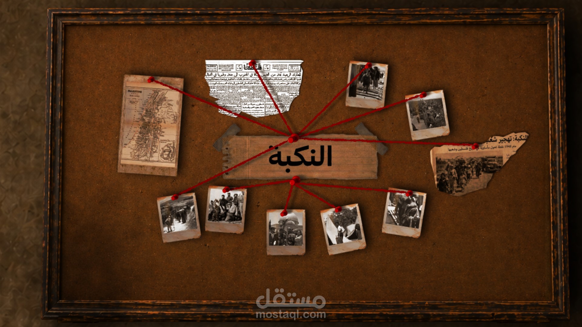 وثائقي بصري عن النكبة الفلسطينية | مونتاج سردي بأسلوب سينمائي