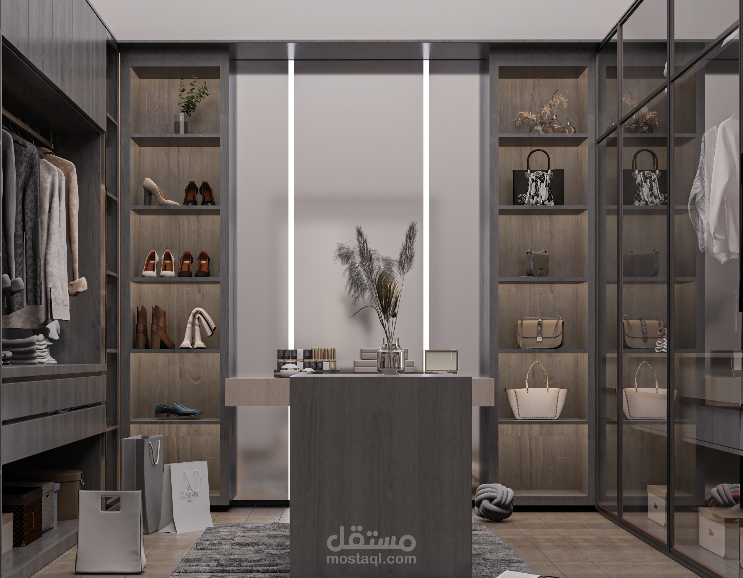 تصميم غرفة ملابس
