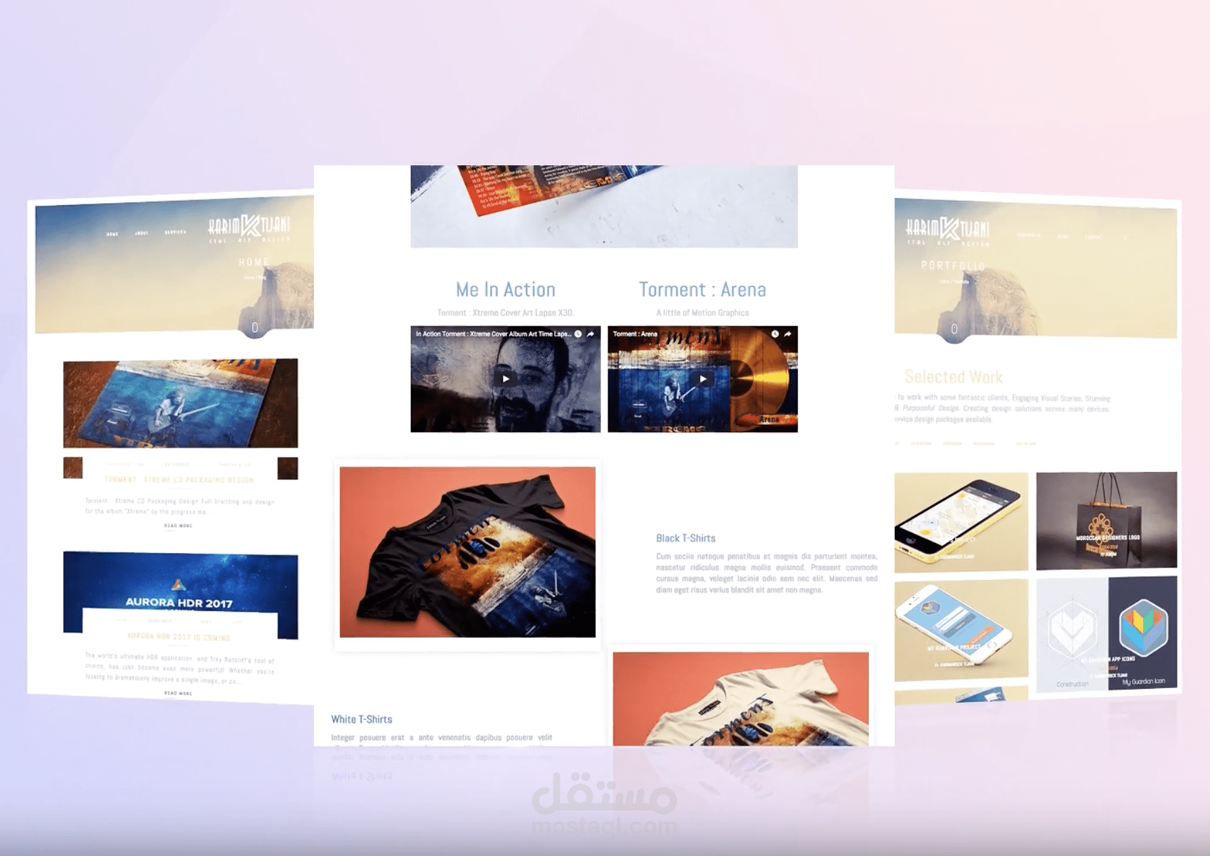 Portfolio Promotion motion graphics