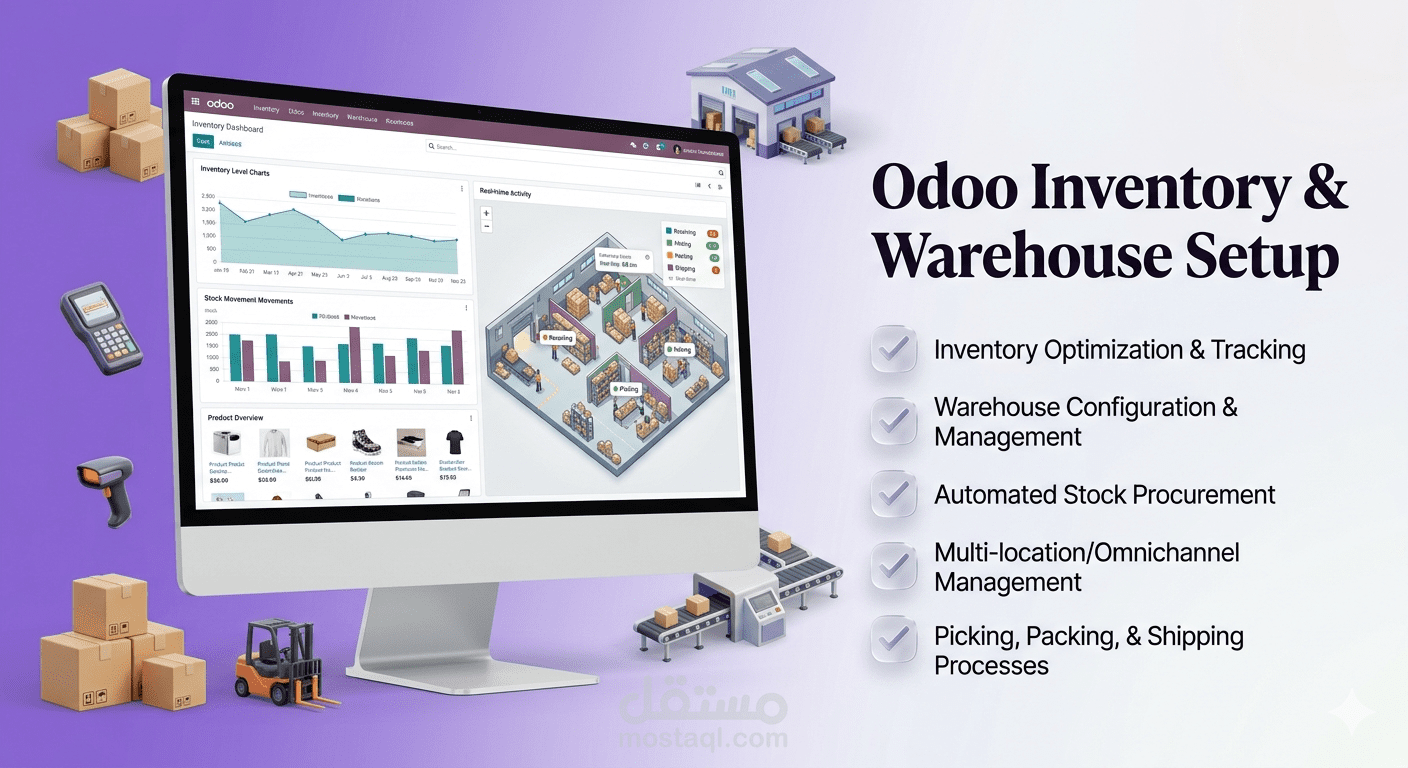 Odoo Inventory & Warehouse Setup