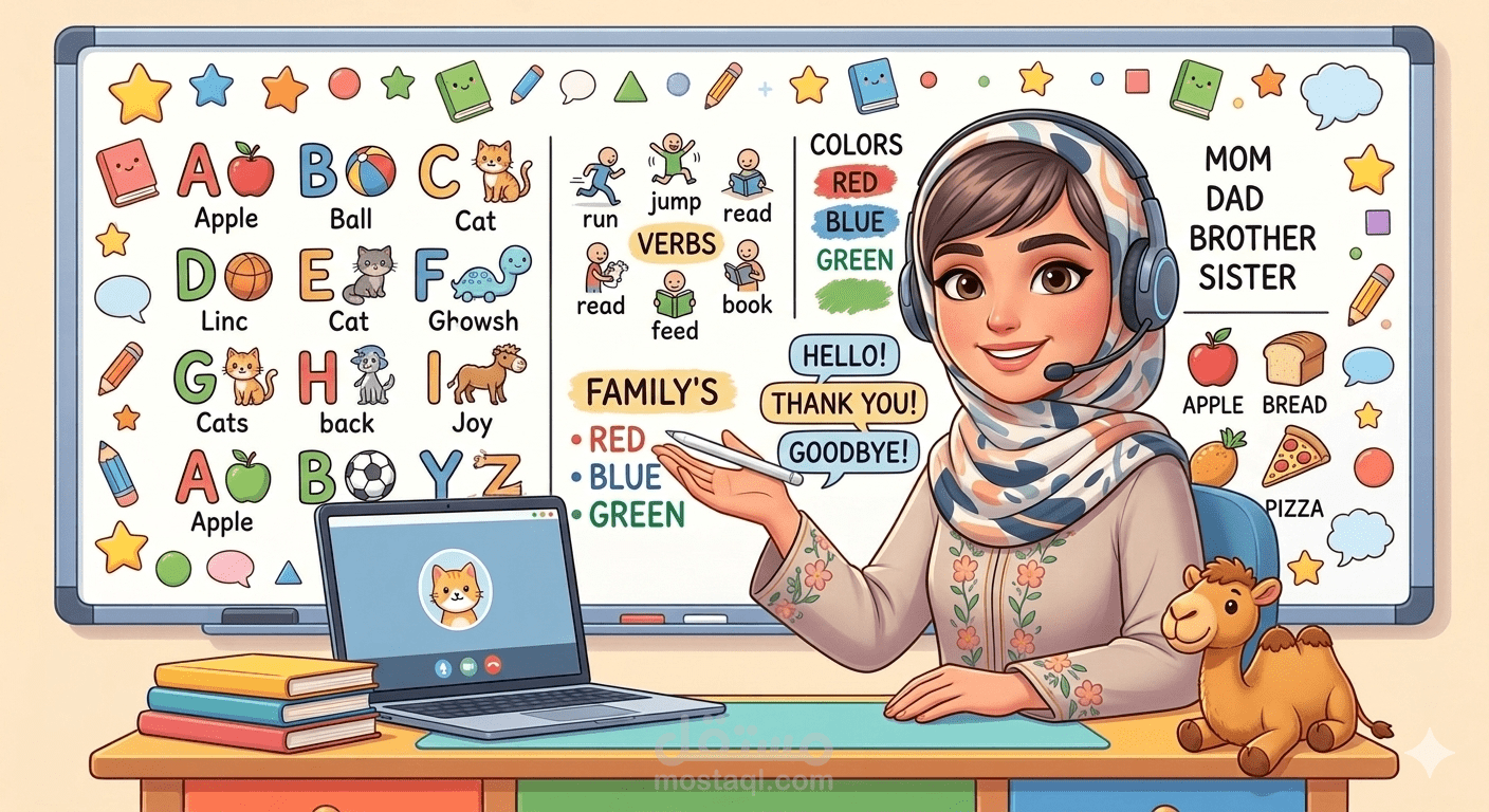 شرح مادة اللغة الإنجليزية للمناهج الخليجية بأسلوب سهل ومبسط